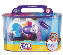 LITTLE LIVE PET - ENSEMBLE DE JEU PETITS POISSONS - LICORNE DE MER